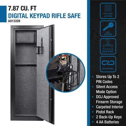 7.87 Cubic Ft Keypad Rifle Safe