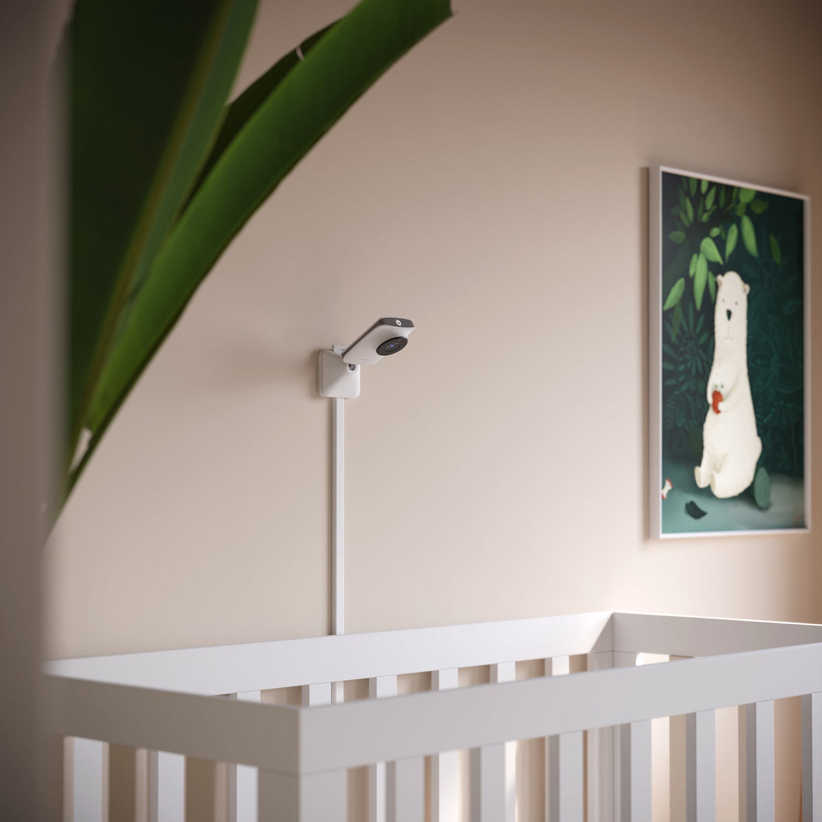 Miku Pro Smart Baby Monitor with Wall Mount Kit
