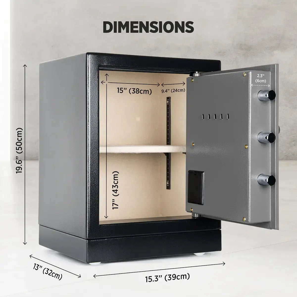Datasavior Spacious Home Office Safe