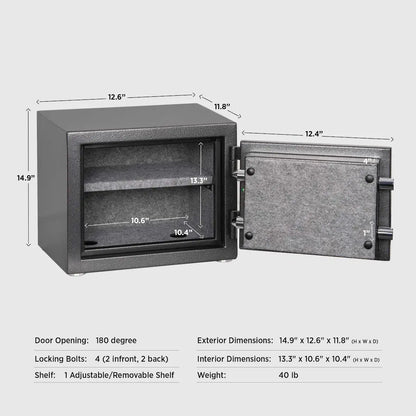 FireShield fireproof compact safe