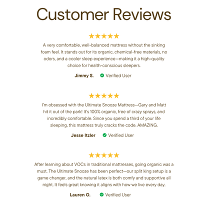The Ultimate Recovery Mattress by Gary Brecka | Medium Feel