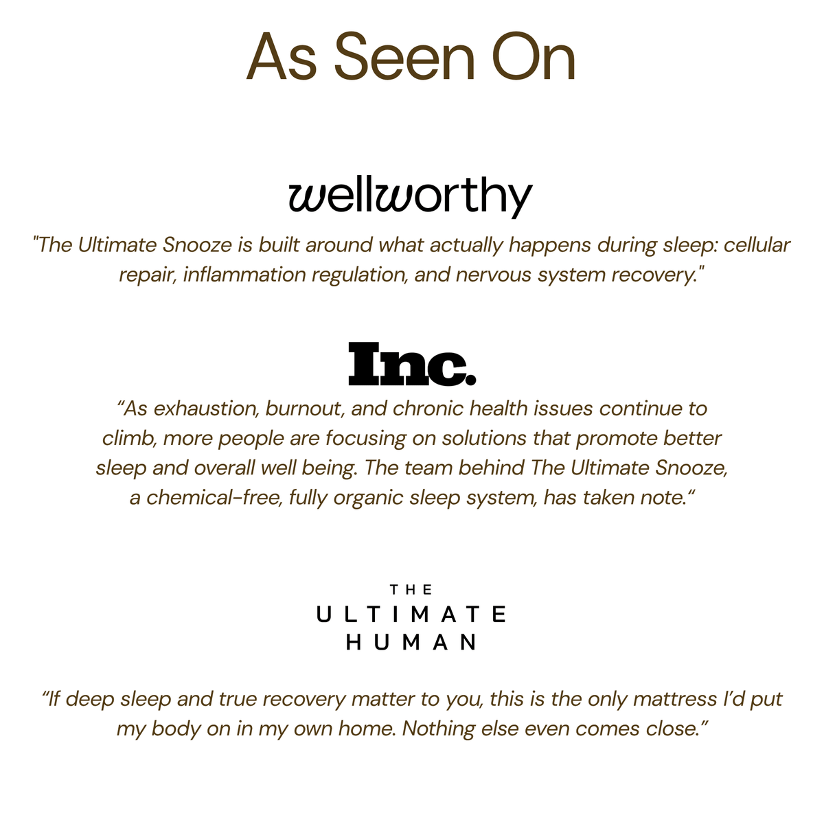 The Ultimate Recovery Mattress by Gary Brecka | Medium Feel