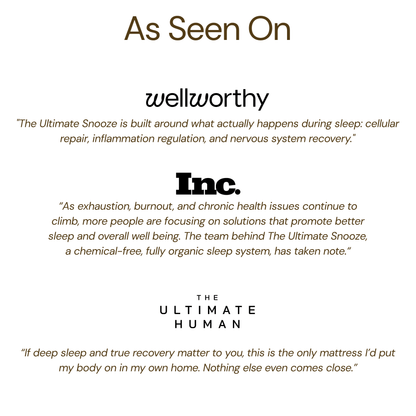 The Ultimate Recovery Mattress by Gary Brecka | Medium Feel