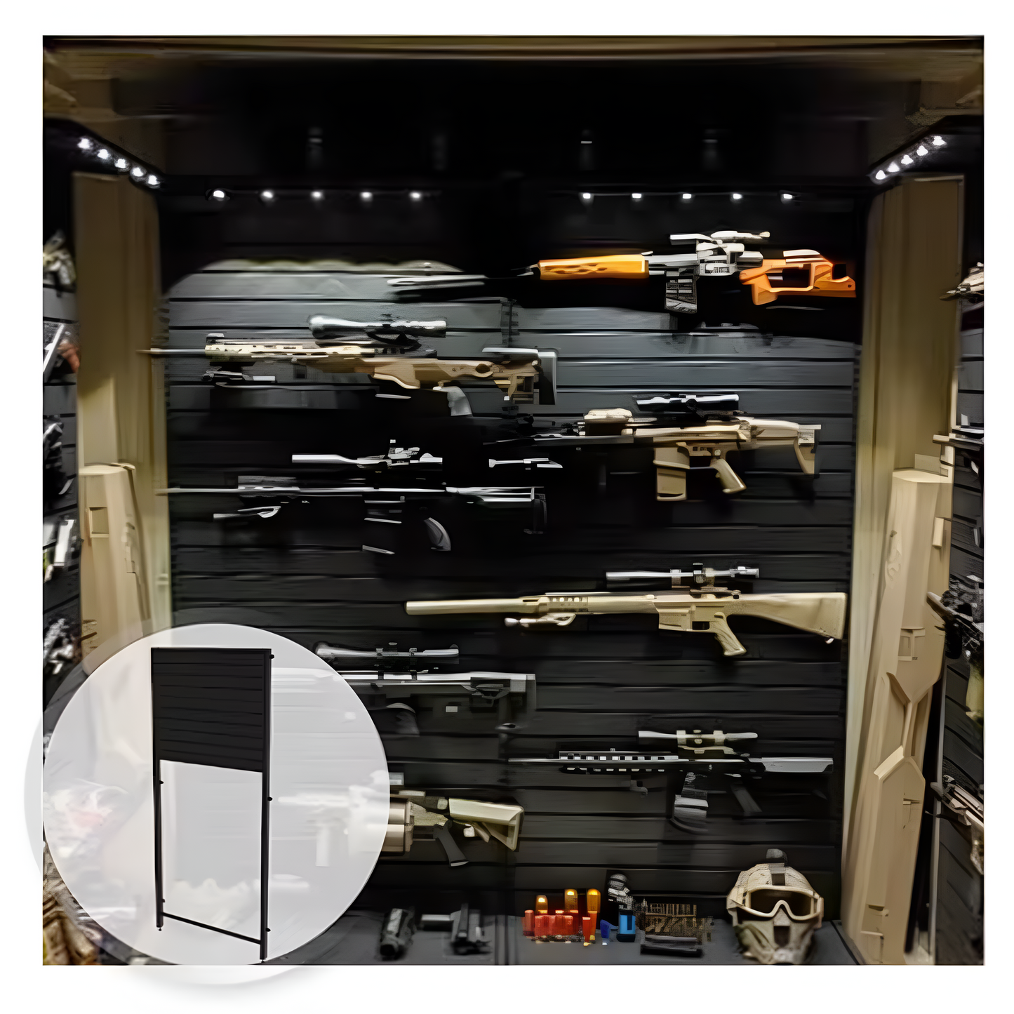 ForgeLine Sentinel RailFrame Firearm Safety Wall System